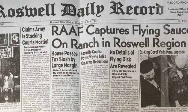 Νέα στοιχεία για τη συντριβή στο Roswell