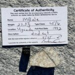 Ευρήματα από τον μετεωρίτη Mbale: χονδρίτης L5/6 και 863 θραύσματα