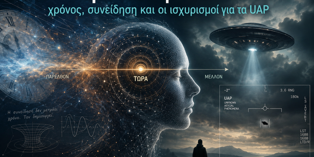 Το «τώρα» σαν ψευδαίσθηση: χρόνος, συνείδηση και οι ισχυρισμοί για τα UAP